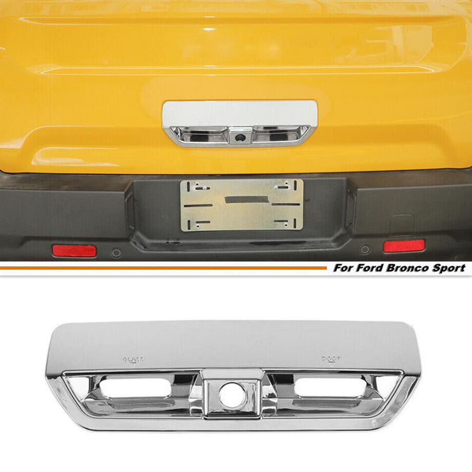 Suitable for 2021-2024 for Ford for Mustang Sport ABS Chrome Exterior Tailgate Door Handle Cover Trim