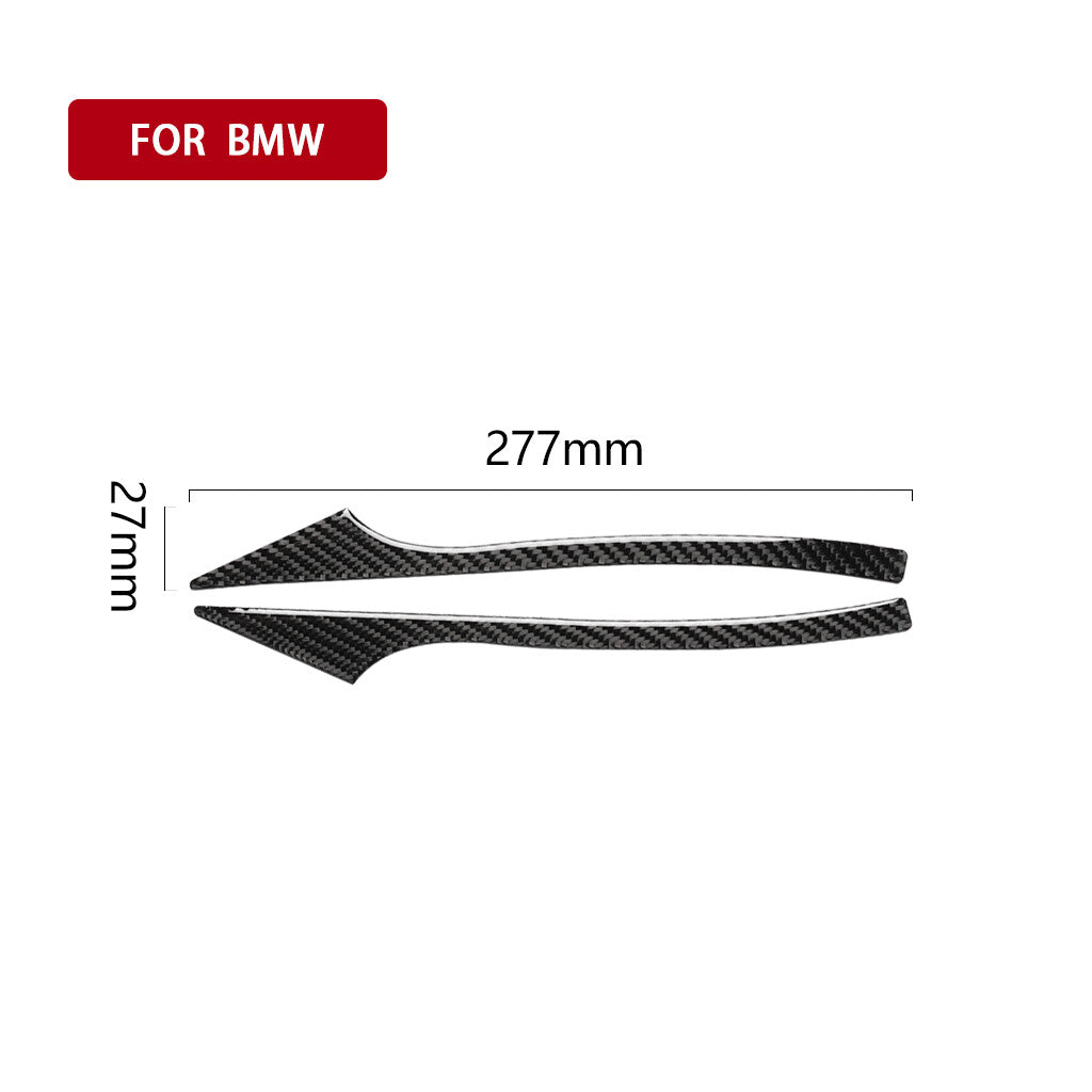 for BMW F10 E60 Carbon Fiber Rearview Mirror Anticollision Protector Cover Trim