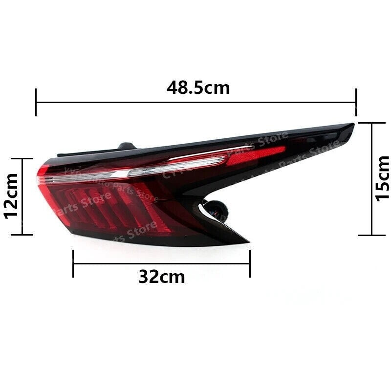 One-piece set of right rear taillight reverse warning light for Chery Omoda 5