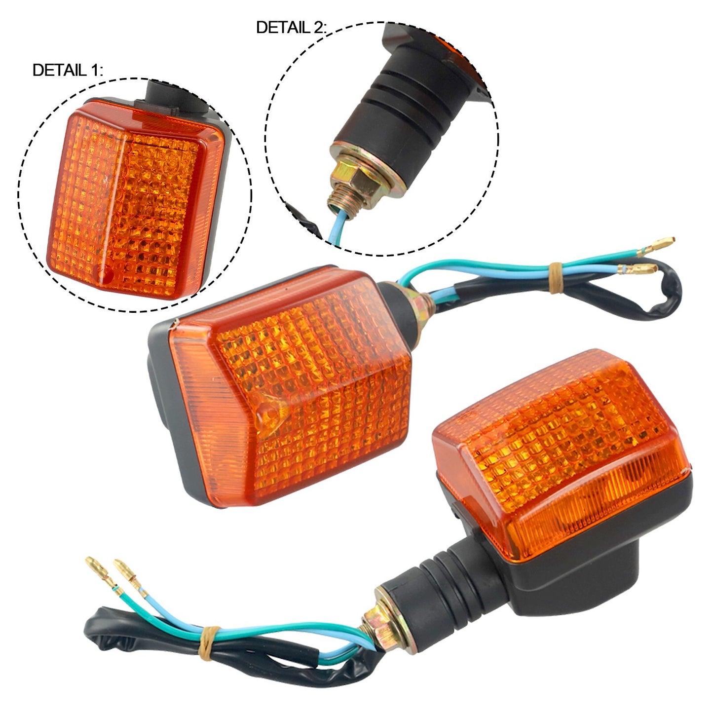 for HONDA XR 650L 1993-2021 Turn Signal Light ABS / Acrylic Front / Rear