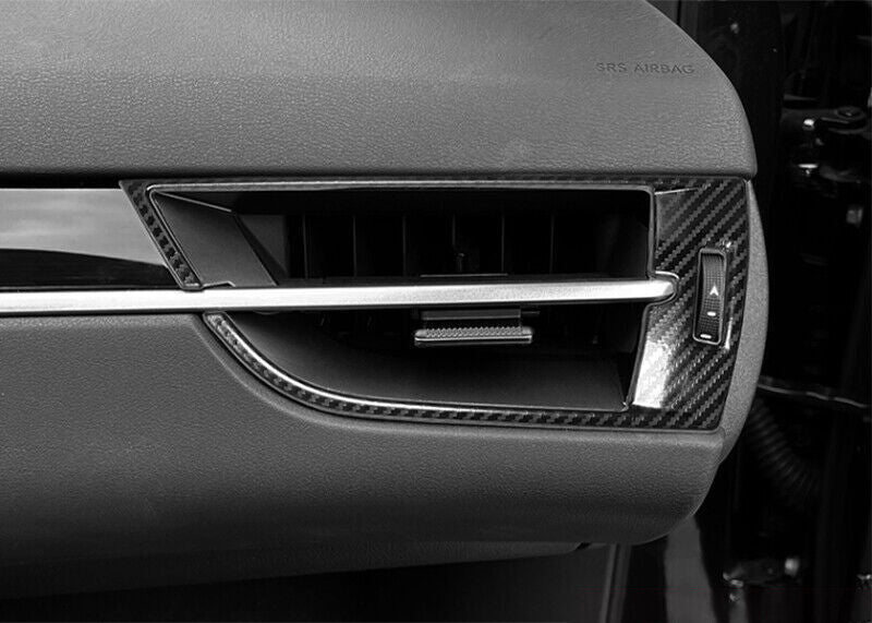 Carbon Fiber Steel Console Right Air Outlet Vent Trim for Lexus RX500h 2023-2024