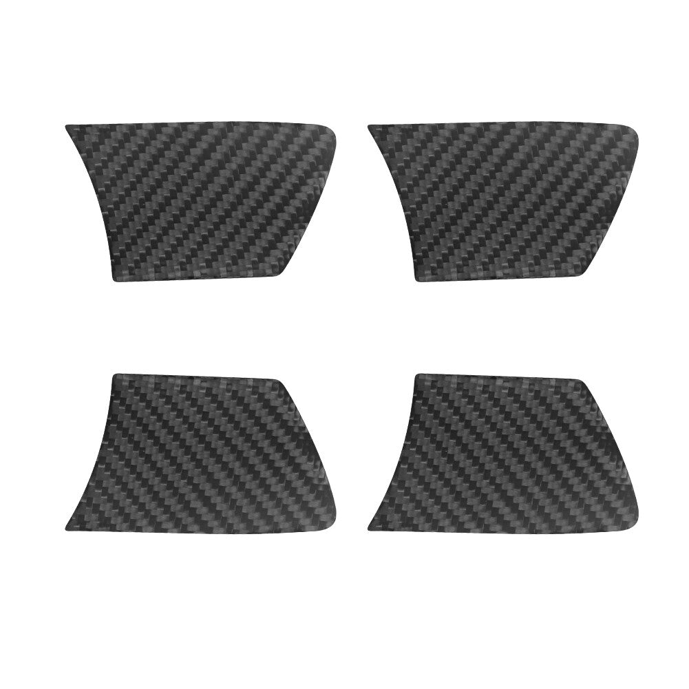 4Pcs Carbon Fiber Door Door Inner Bowl Cover Trim for Toyota Hilux 2015-2021