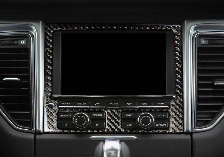 Carbon Fiber Internal Navigation GPS for Porsche Macan 2015-2018