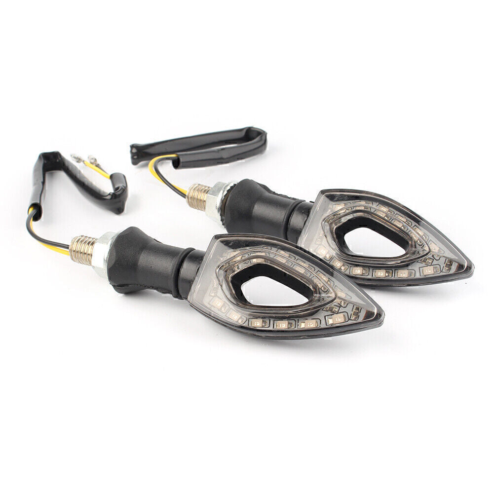 Universell Motorrad Bernstein Indikator Blinker Blinklicht Vordere Hinten