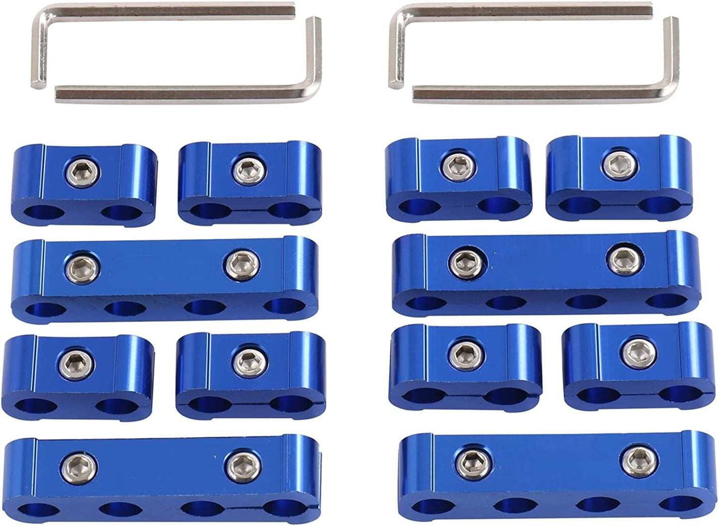 8P spark plug wire starter heat shield cover + 12P spark plug wire bracket