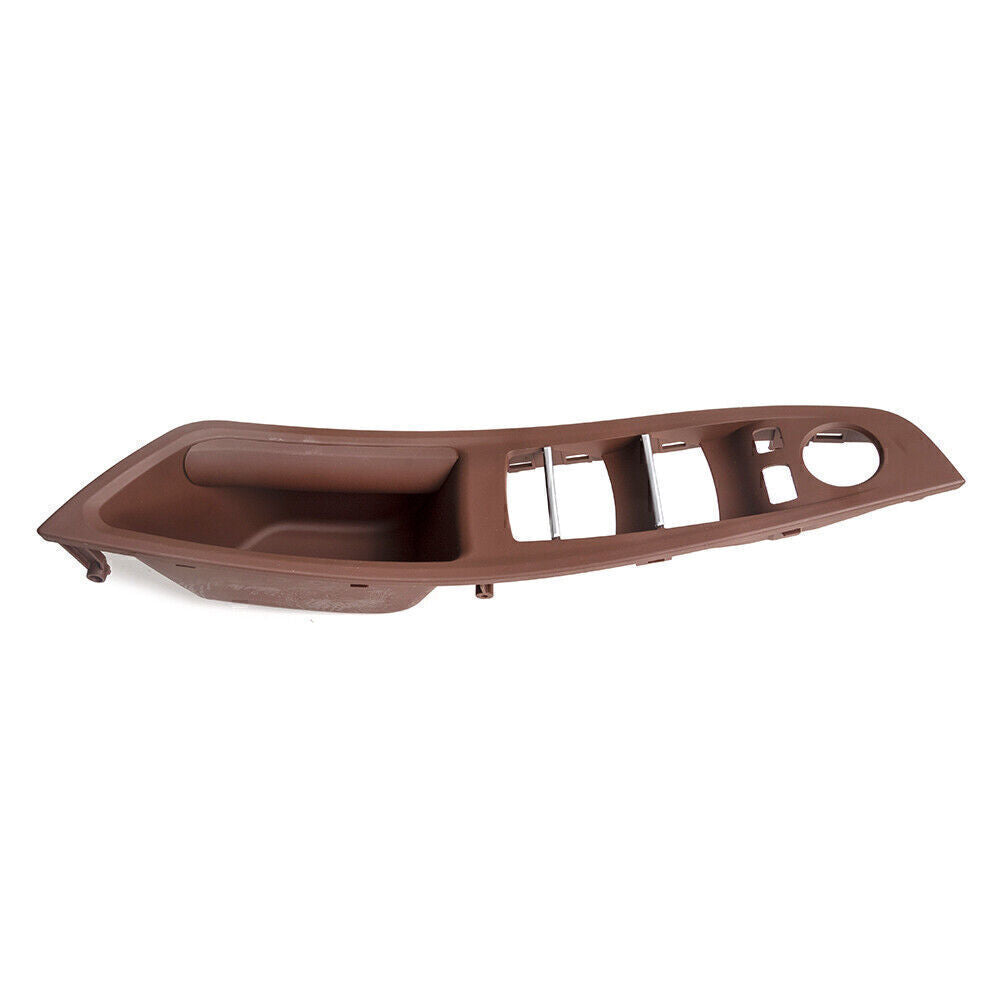 Front Interior Door Panel Handle Pull Trim Fit for BMW 5 series F10 F11 RHD Red Wine