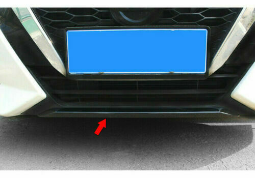 Gloss black Front Bumper Lower Strip Guard Trim for Nissan Sentra Sylphy 2020-22