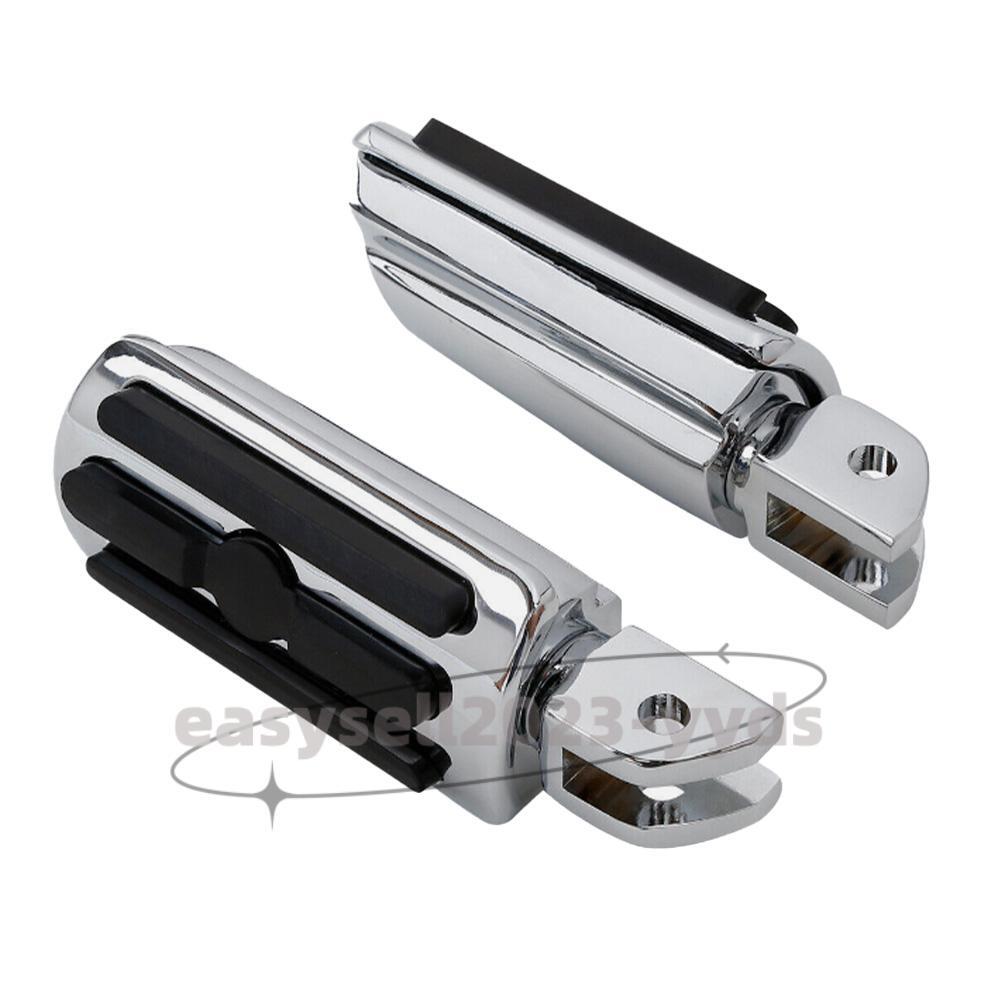 Front Rider Footrests Foot Pegs for Harley Softail Fat Bob 2018-2023 FLSB FXBB