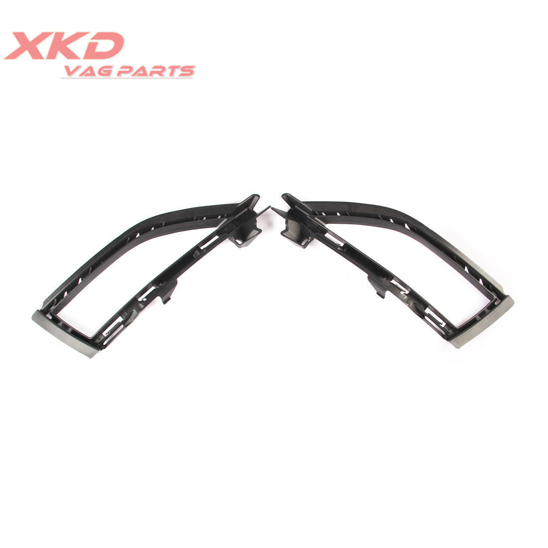 2 Fog Light Lamp Grilles Cover Trim Set Fit for Golf 5G0853211H/212H