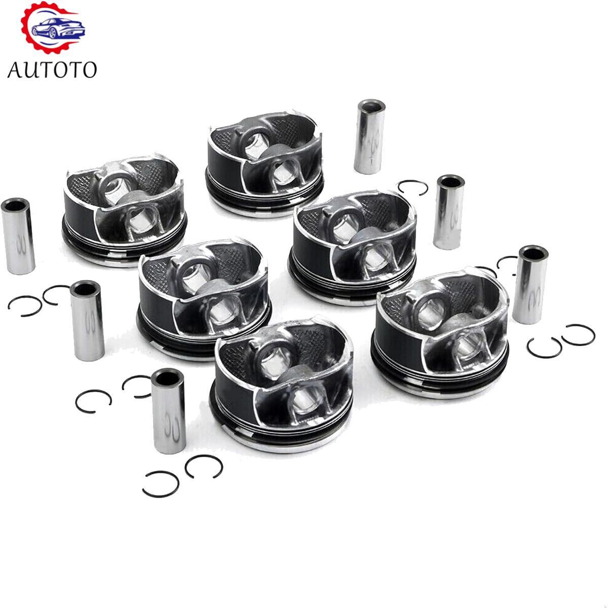 6x Pistons Rings Set STD for VW for Porsche for Audi B9 S4 S5 A6 A7 Q7 EA839 3.0 TFSI