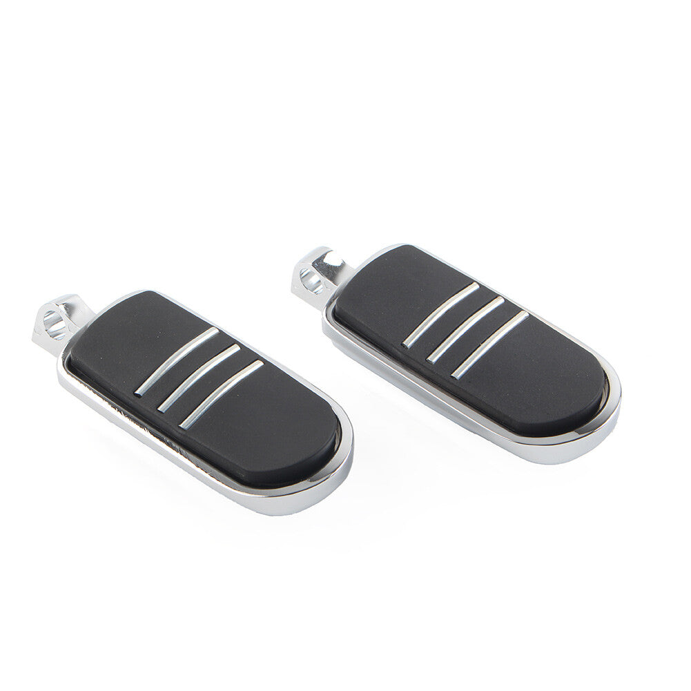 Male Foot pegs Footrest Pedal 32MM 1.25 for Harley Iron XL 883 1200 Dyna Chrome