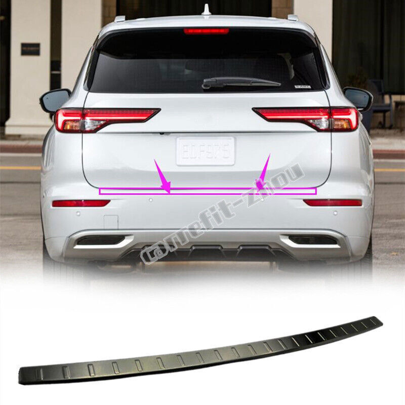 For 2022 2023 for Mitsubishi Outlander Rear Bumper Protector Guard Sill Plate Steel