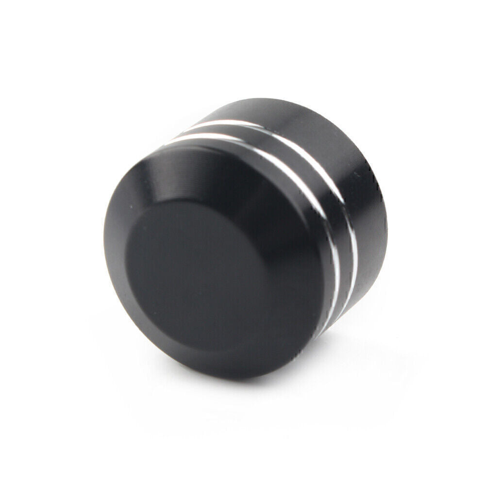10X Black CNC Inner 9mm Motorcycle Bolt Topper Caps Cover Fit for Harley