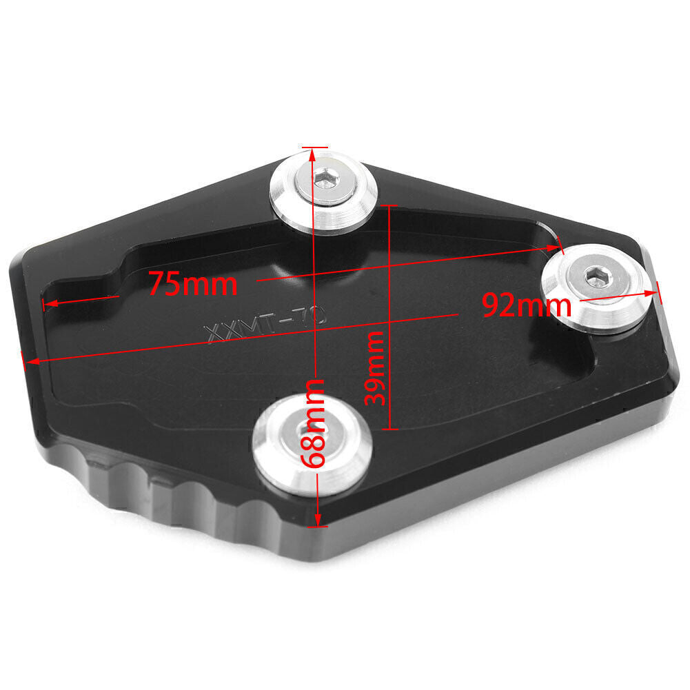 Fit for DUCATI Multistrada 1200/1200S Sidestand Kickstand Extension Stand Plate Pad