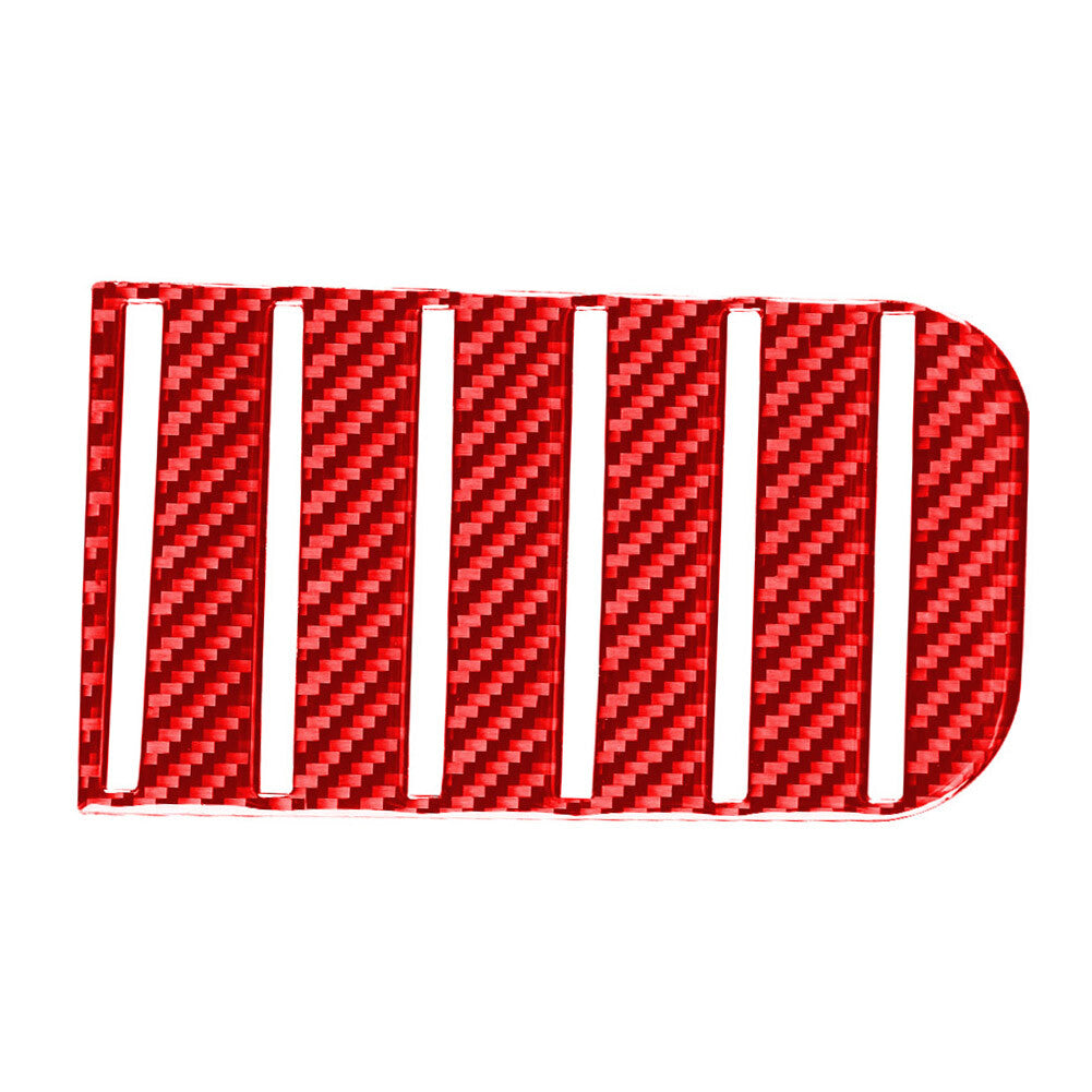 Armlehnenbox Slot Panel Cover Trim f¨¹r for Toyota Tundra 2014-21 Kohlefaser Rot Auto