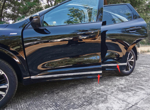 for Ford Escape Kuga 2020-22 Chrome Steel Body Door Side Molding Sill Strip Trim
