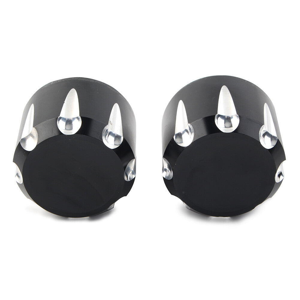 Fit for Harley Touring Road King Electra Glide CNC Front Axle Cap Nut Covers