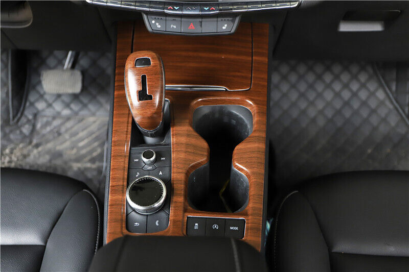 Console Cigarette Lighter Storage Box Trim for Cadillac XT4 2018-2023 Brown Wood