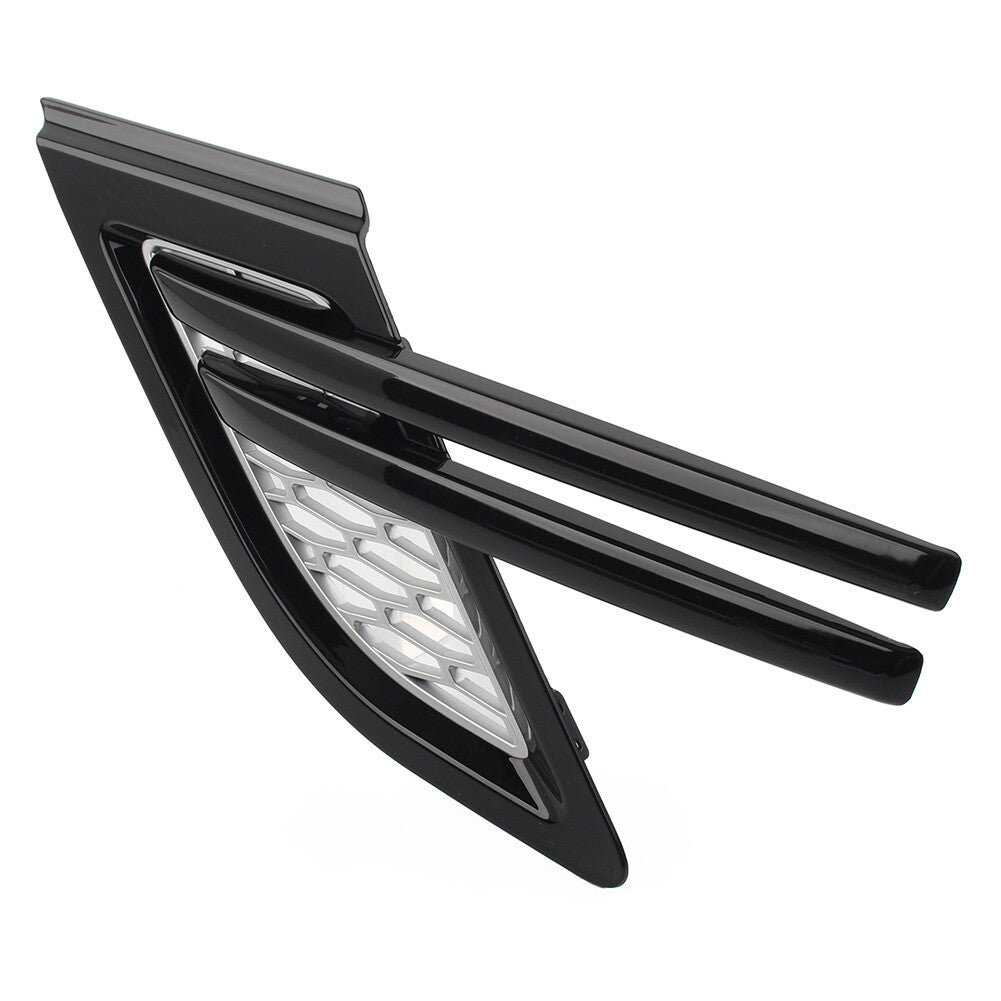 Front Fender Air Vents Grill Silver+Black Trim for Range Rover Sport 14-17 Left