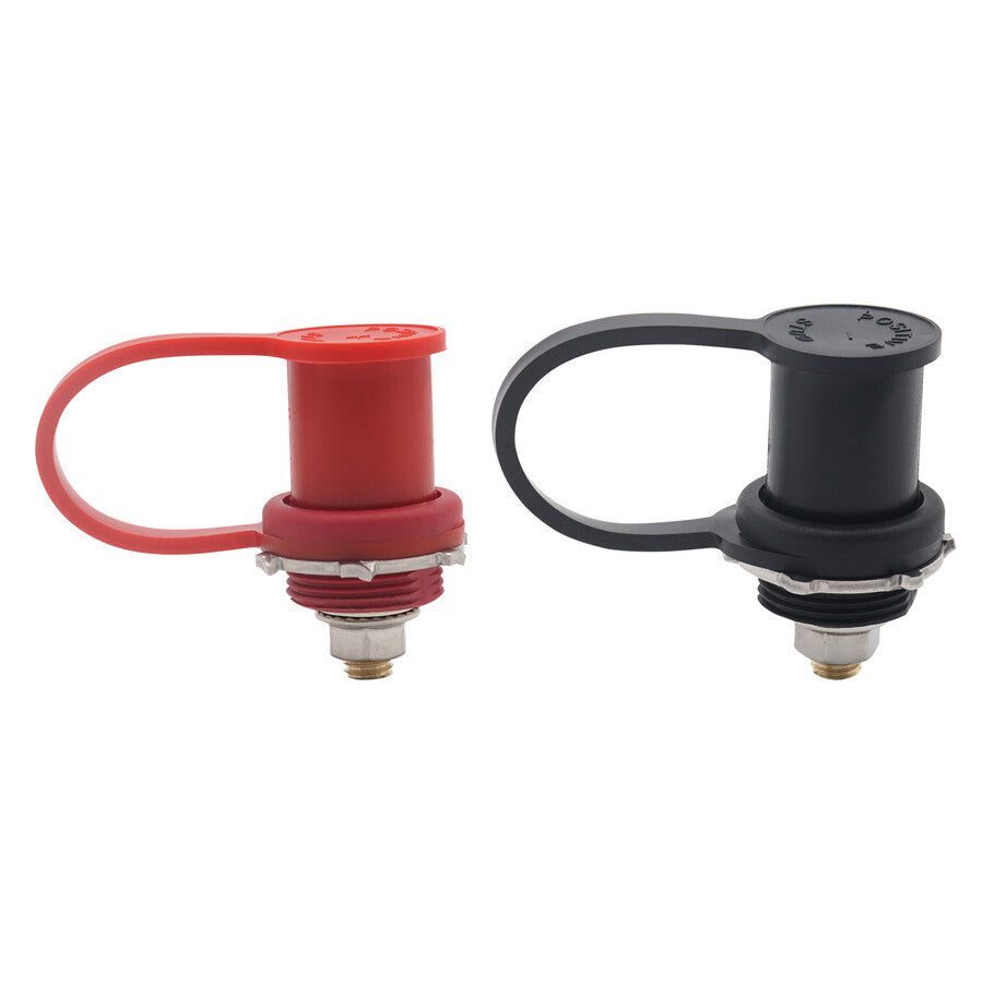 2-Pack 250A 48V DC Battery Charger Rear End Pin Connector Terminals for Cars and Boats