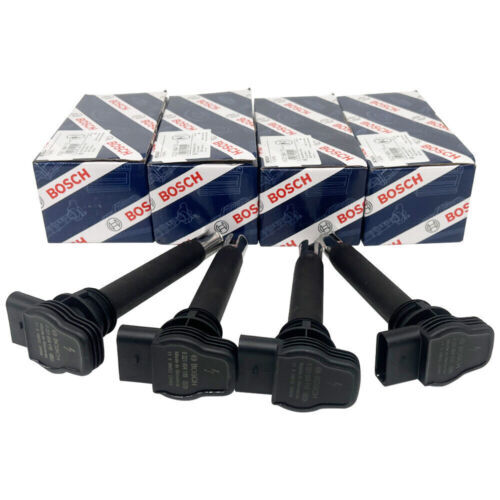 4pcs Ignition Coil Spark Plug for VW for Tiguan for Porsche for Panamera for Audi S4 CJE CNC CJX