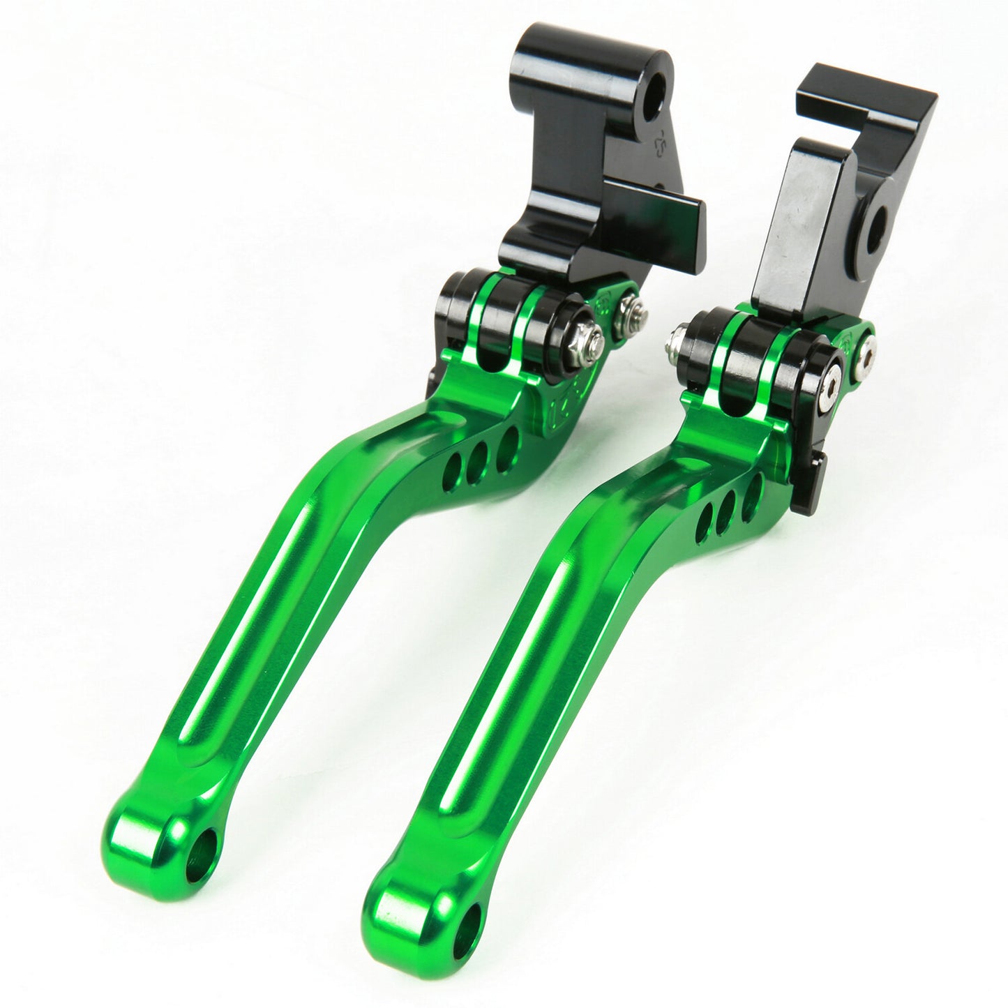 for Kawasaki 250R 08-12/ 300R 13-17 Short Clutch Brake Levers CNC Green US