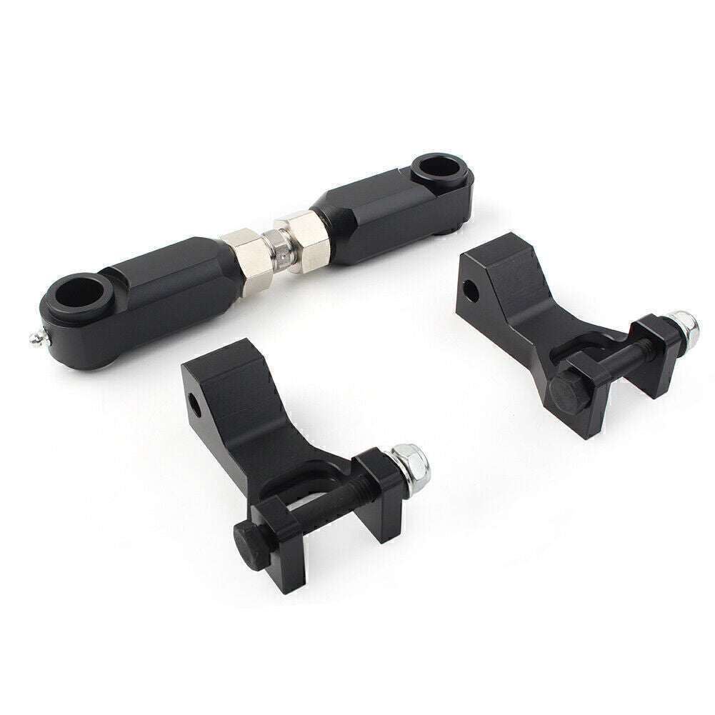 Front Rear Lowering Kit Adjustable Fit for Yamaha 700 350 660 700R Black