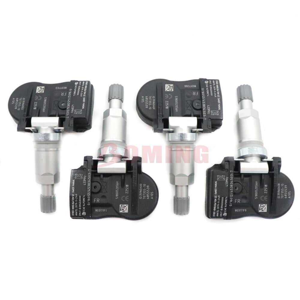 new Kit (4) TPMS Tire Pressure Sensors for BMW F20 3ER X5 433MHz 6855539 TPM222 US