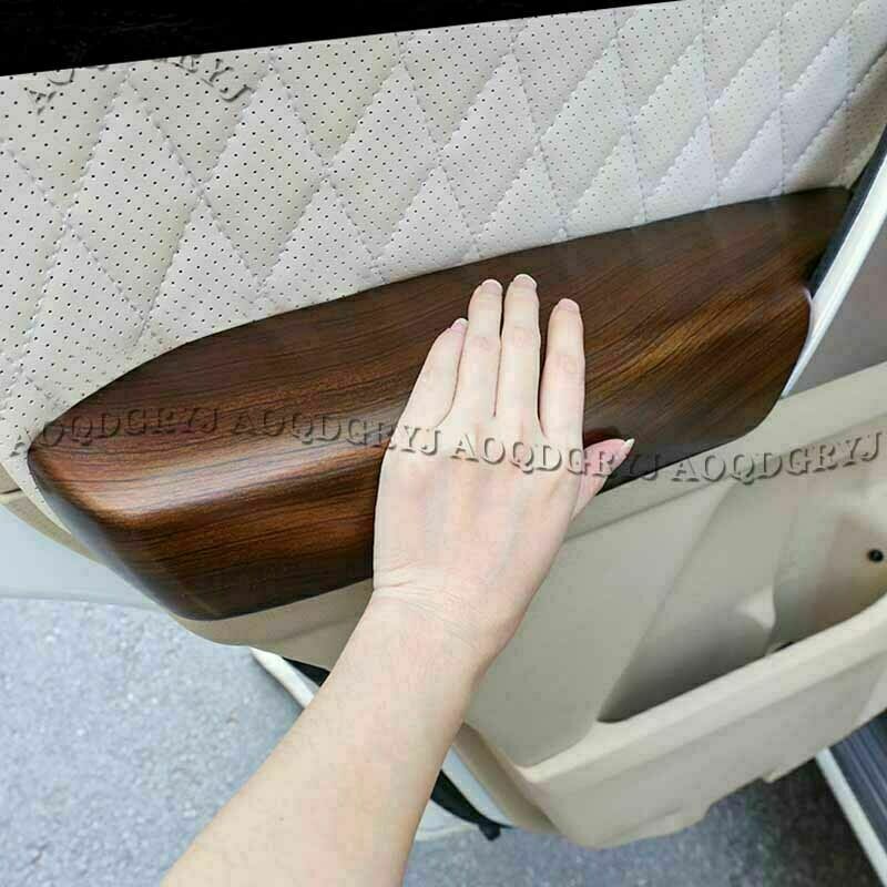 for Toyota for Land Cruiser 08-21 Wood Grain Inner Door Armrest Moulding Cover Trim