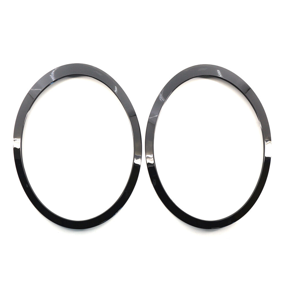 Scheinwerfer Trim Ring ABS f¨¹r for Mini Cooper R55 R56 R57 R58 Paar gl?nzend Schwarz