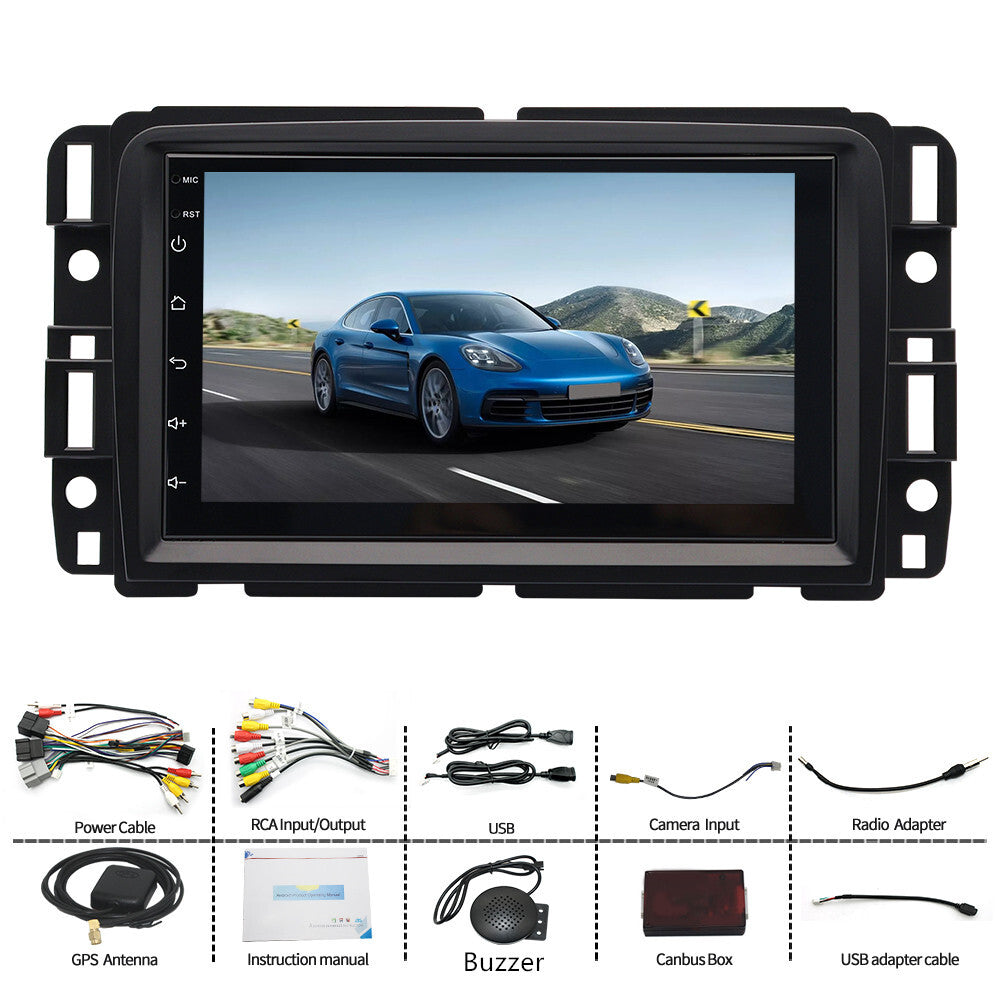 7 For 13-17 for GMC Acadia for Chevrolet Traverse Android 14.0 Stereo Radio GPS Carplay