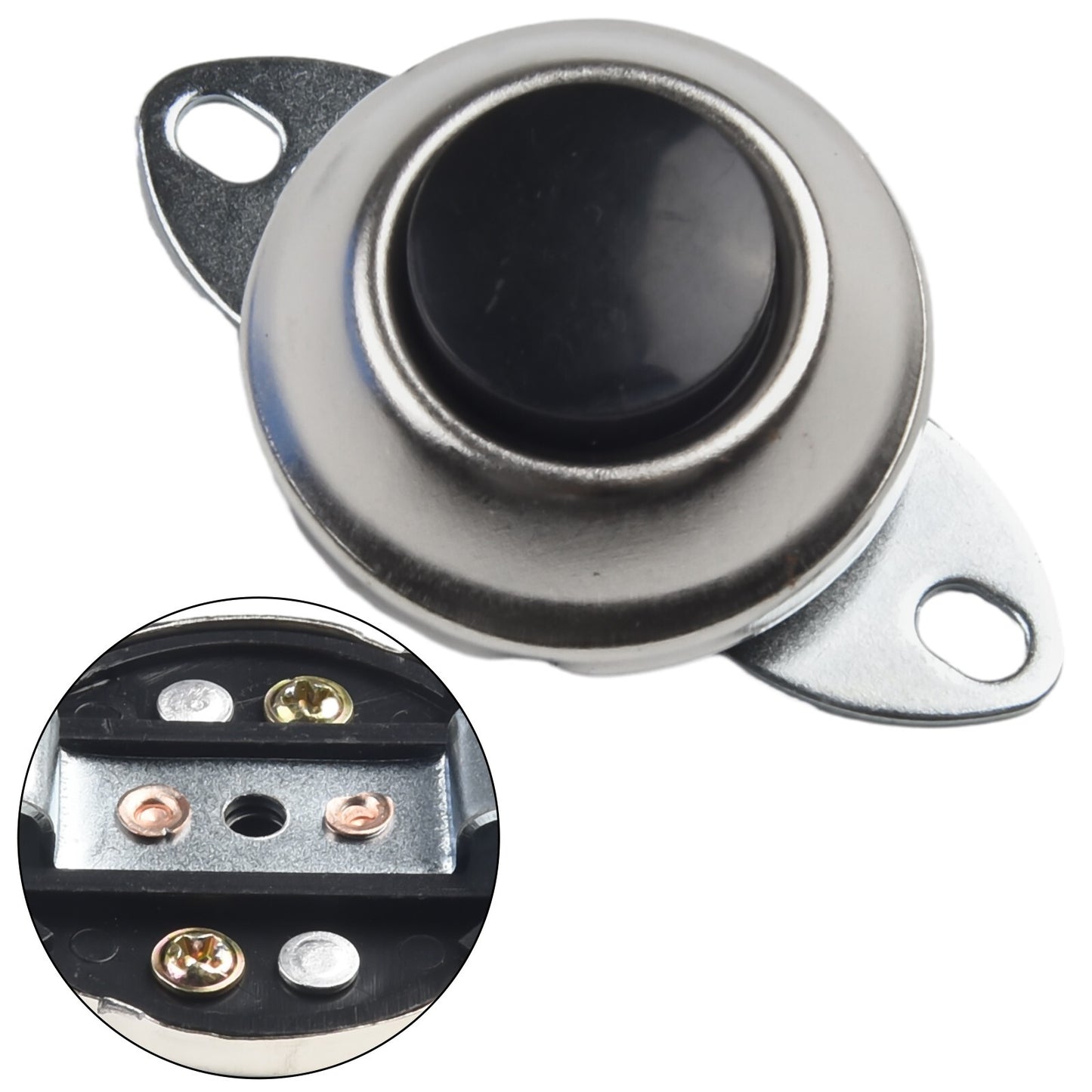 12V Switch Button 50 Mohm Max ABS Plastic + Metal Car Engine Wrench