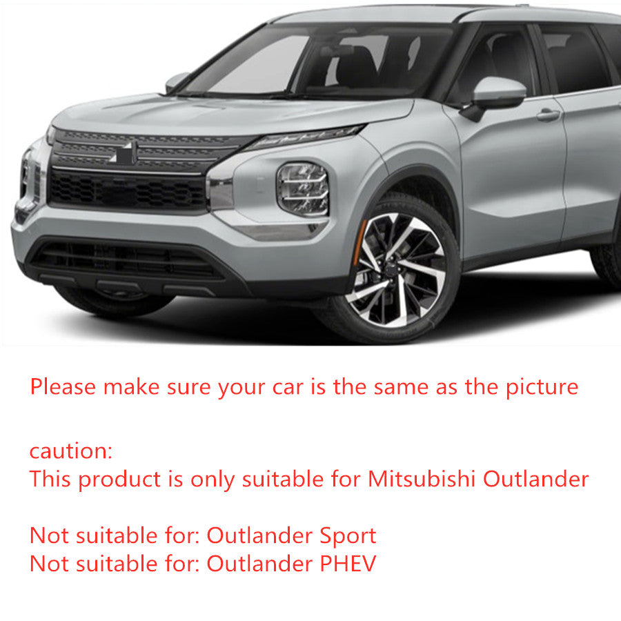 Carbon fiber mirrored rain guard trim is suitable for 2022 and 2023 for Mitsubishi Outlander