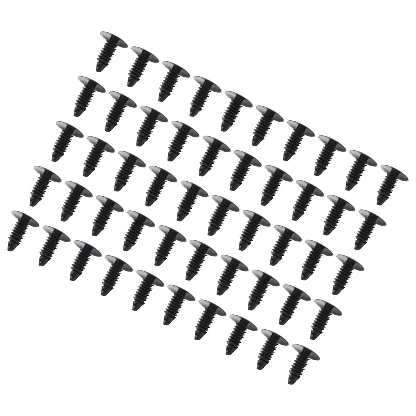 50pcs Plastic Rivet Fastener Clips 7.5mm-6.0mm Hole for Nissan - for Honda