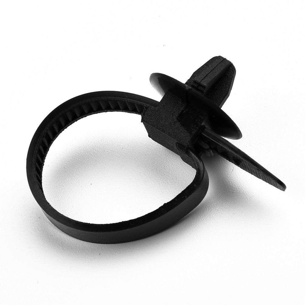 50 X Nylon Cable Tie Fastener Clips Car Loom Hose Clamp Fastening Zip Strap CYX