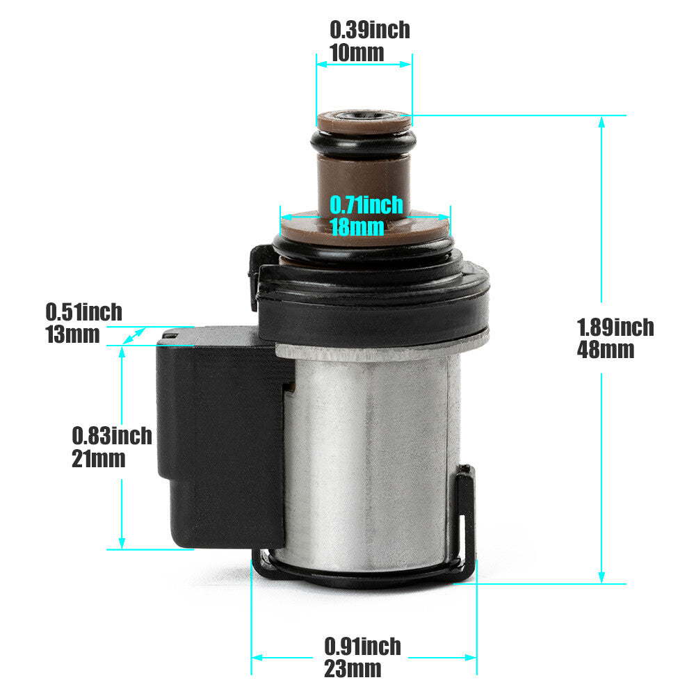 2-Piece Torque Converter Locking Solenoid Valve AWD for Subaru Lineartronic CVT TR580/690