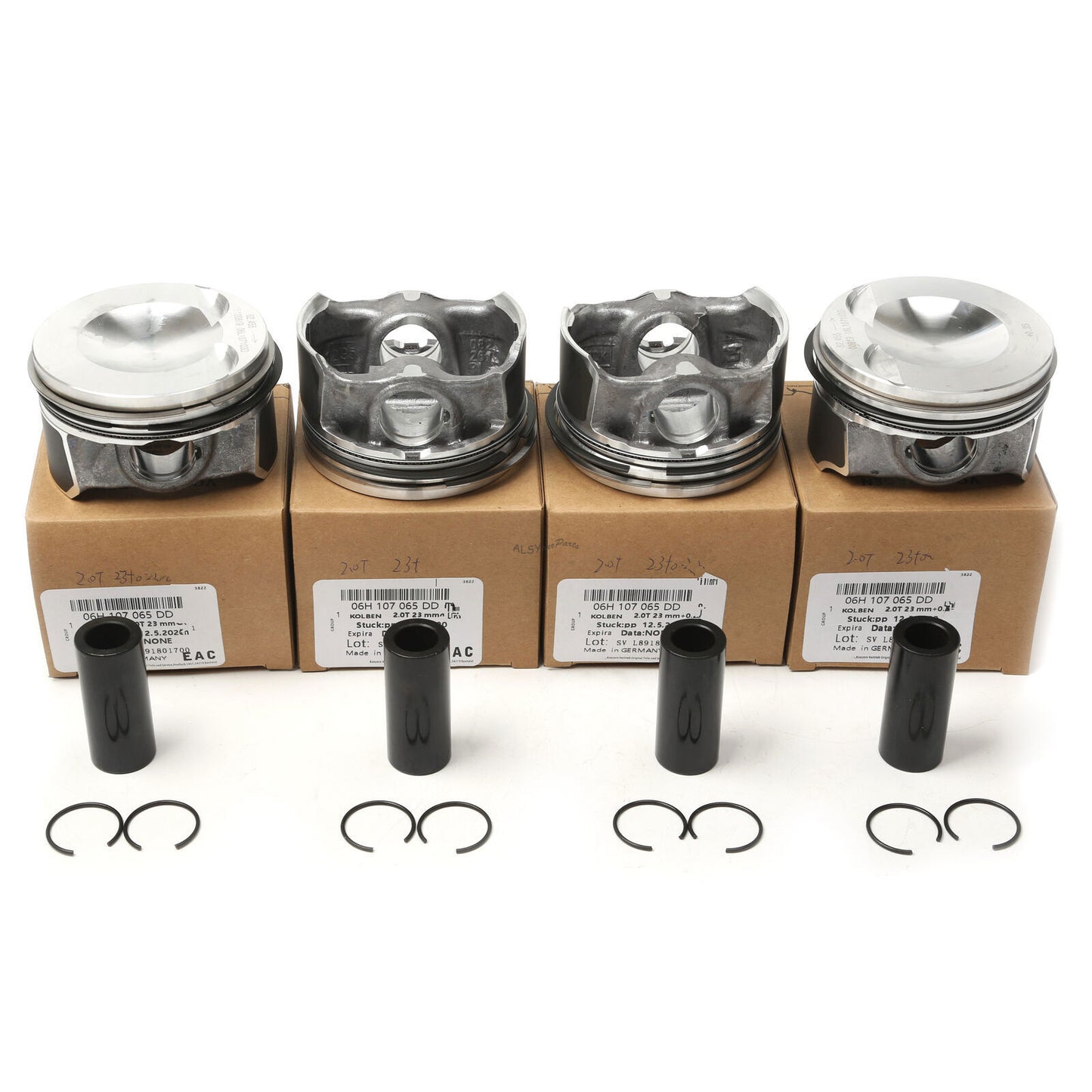 Engine Pistons Rings Set +0.5mm 83mm / ¦µ23mm Oversized Set for VW for AUDI for SKODA