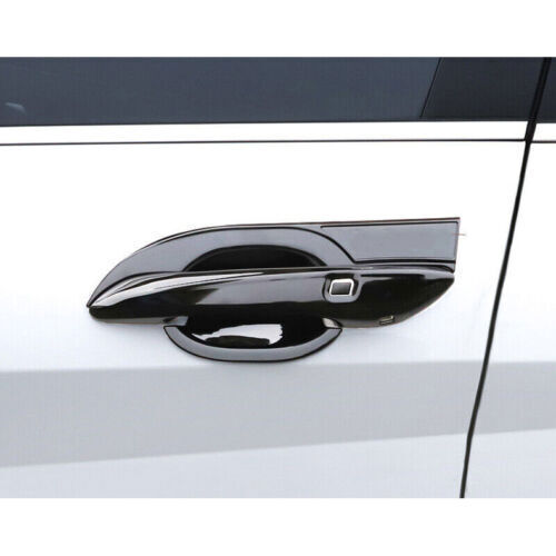 for Hyundai for Elantra 2021-2023 Bright Black ABS Door Handle Cover+Bowl Combo Trim