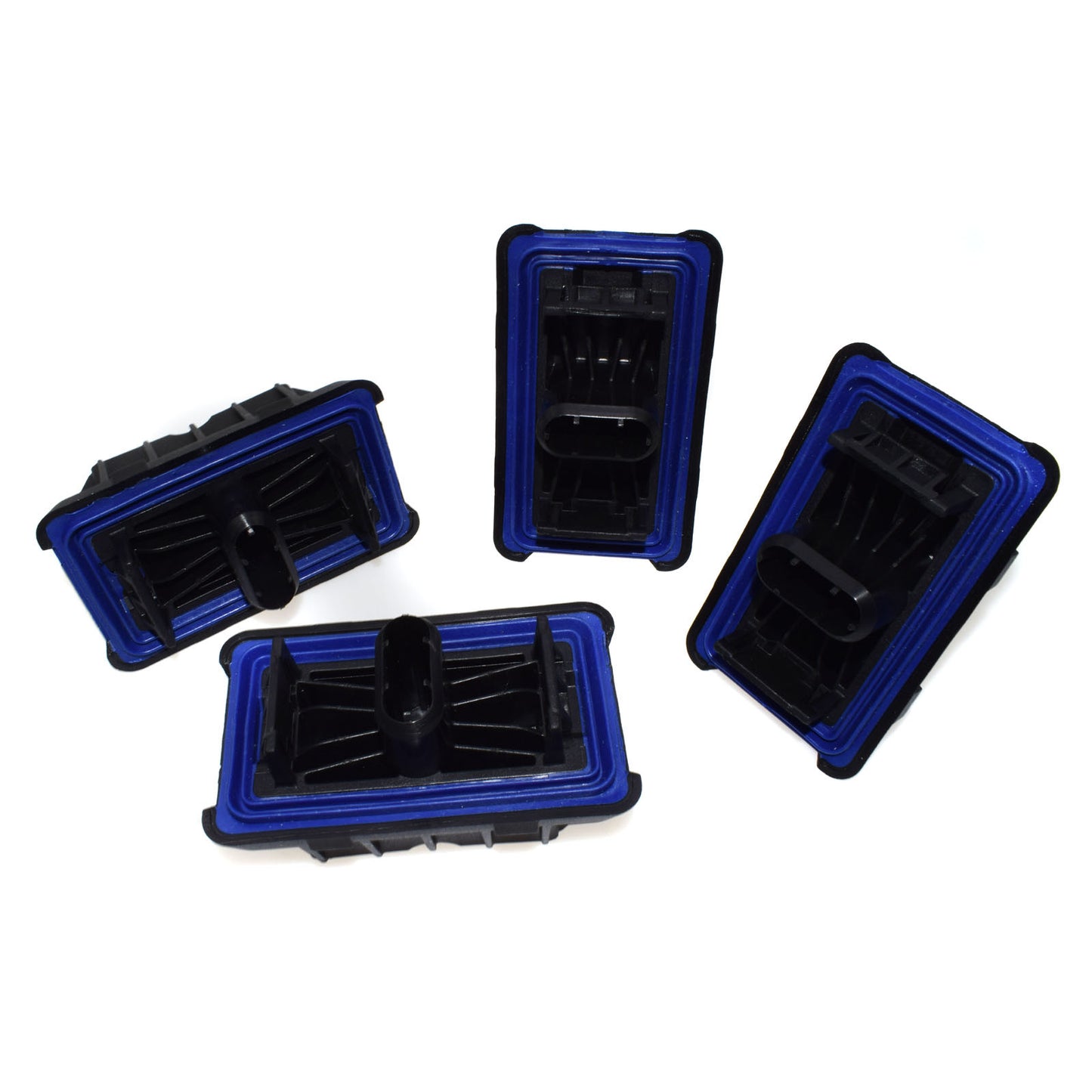 4-piece car support pads (51717189259) with mounting holes suitable for BMW X3, X4, X5, and X6. new.