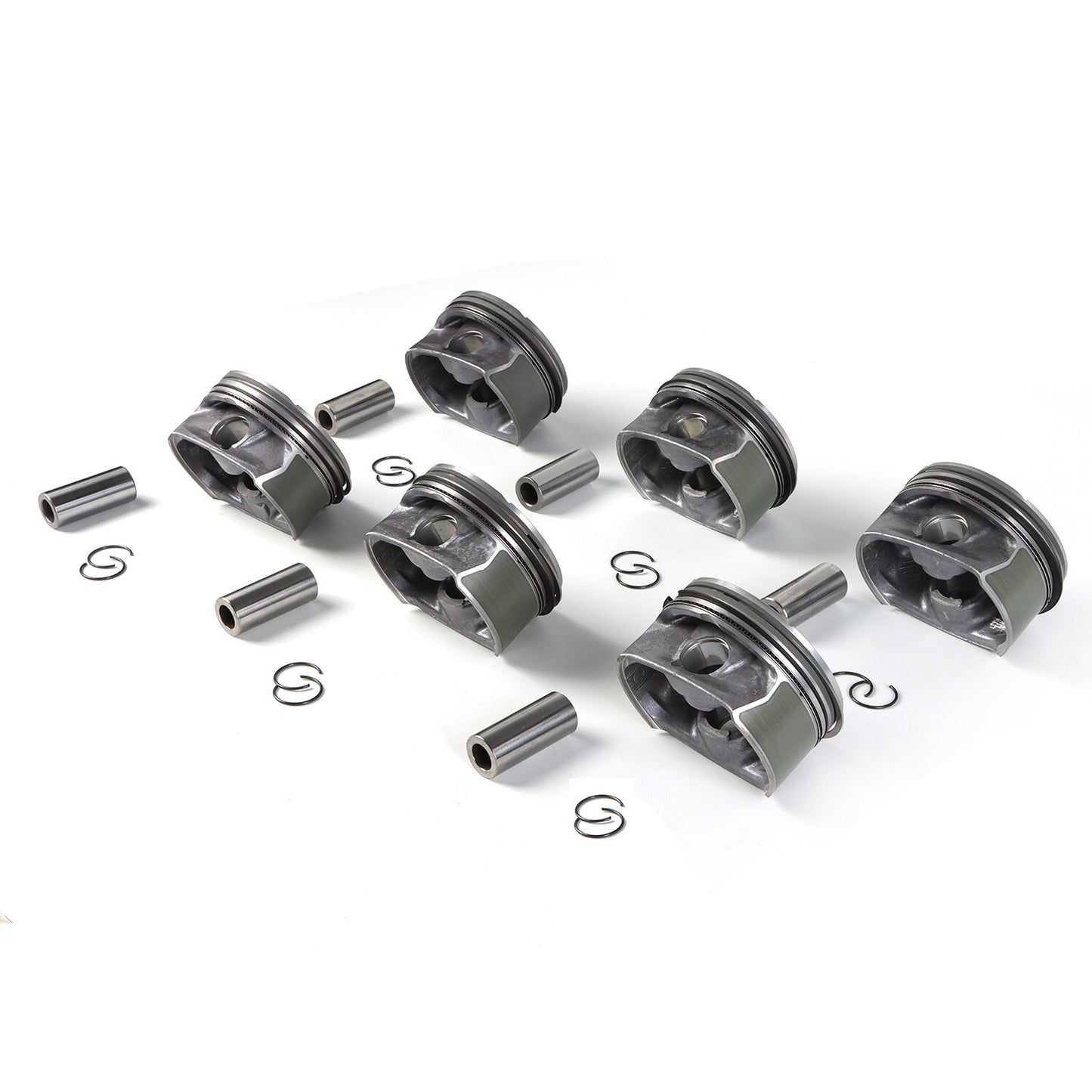 for Mercedes-Benz CLK350 C350 GLK350 E350 M272 3.5L 6x Pistons Rings Set STD