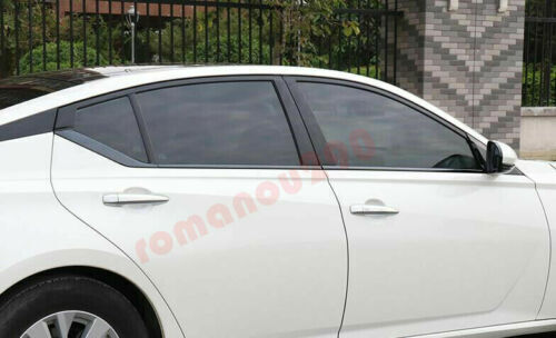 for Nissan Altima steel black Car window Bottom strip Cover Trim 6PCS 2019-2022