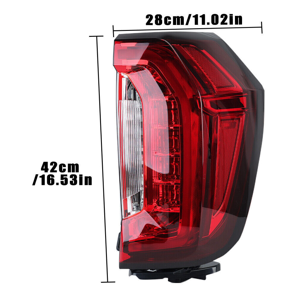 Right Passenger Side Rear Brake Tail Light Lamp for GMC for Yukon 2021-2024 LED 1PCS