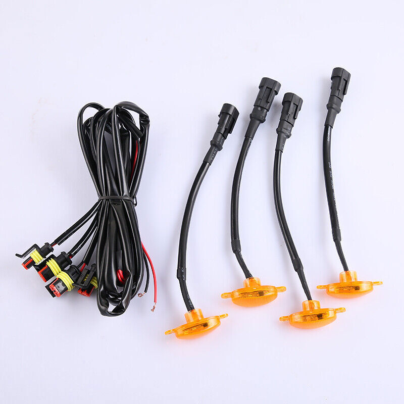 for Hyundai Venue 2020-2024 yellow Style Front Grill LED Marker Light Kit