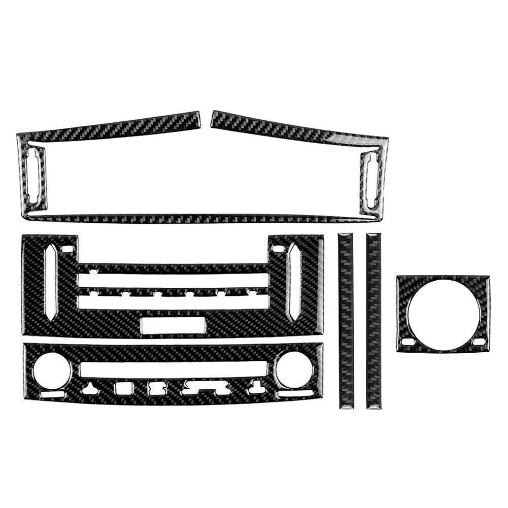 Carbon Fiber Air Vent ACCD Panel Cover Trim Set for Lexus IS250 IS350 2014-2018