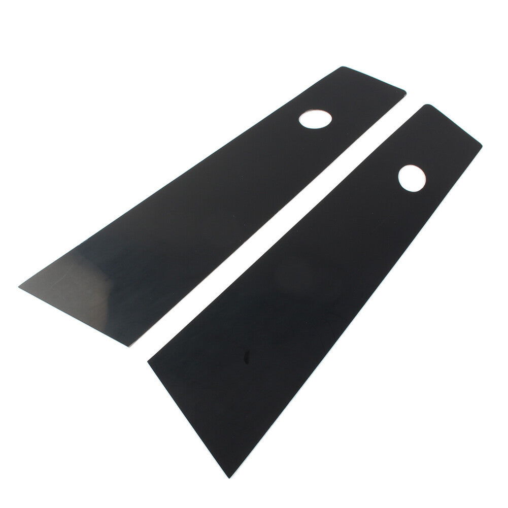 Door Window Pillar Posts Trims for Tesla for Model Y 2020-2022 Glossy Black 2PCs Car