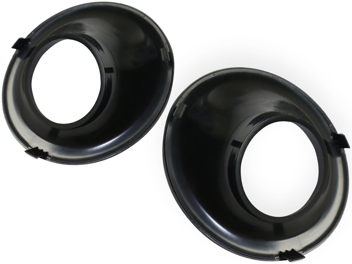 Fog light bezel trim surrounds the passenger and driver sides. Suitable for 15-20 for Dodge for Challenger models.