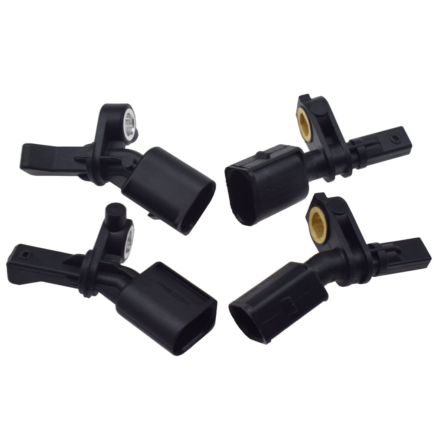 ABS wheel speed sensor 4-piece set (front, rear, left, right) suitable for Audi A1 and for Volkswagen Polo.