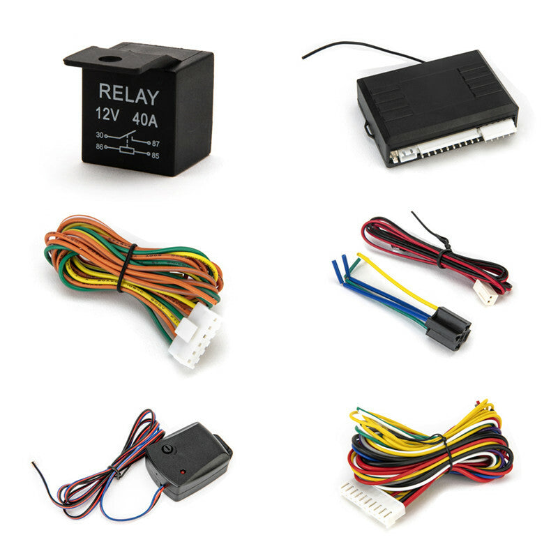 Car Security System Alarm One Way Burglar Alarm Security 2Pc Door Remote Control