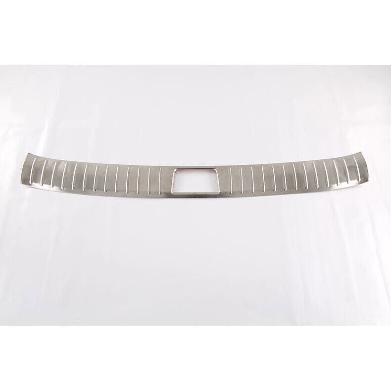 Silver Steel Rear Bumper Sill Protector Plate for Hyundai Palisade 2020-2022