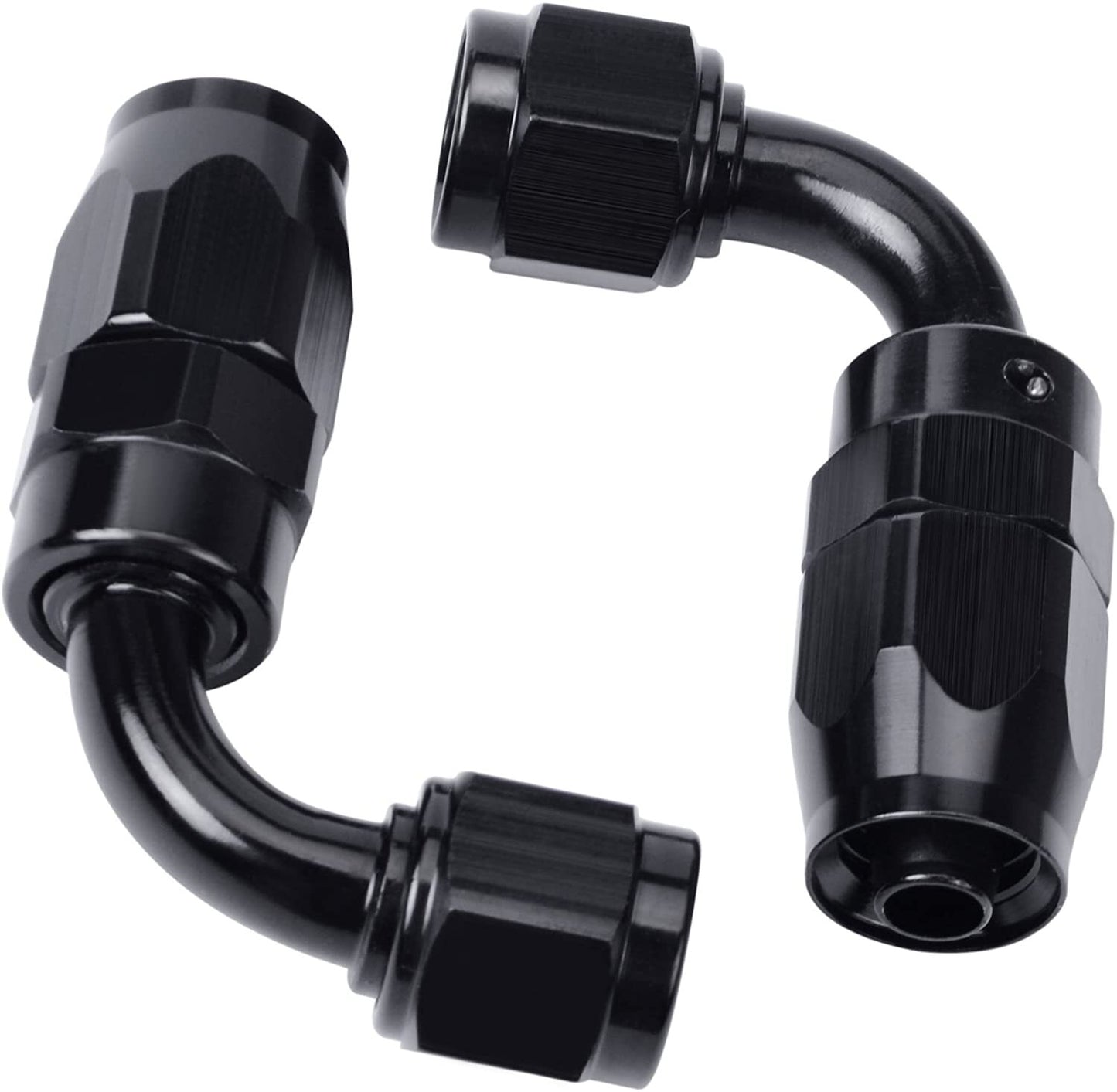 8AN 1/2 inch Nylon Braided Fuel Line Kit with Oil/Gas/Fuel Hose Fittings and Adapter 20ft